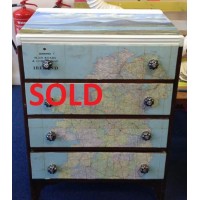 Map 4 Drawer Chest